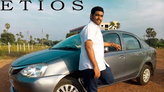 TOYOTA ETIOS  TOYOTA ETIOS DETAILED REVIEW IN TELUGU [upl. by Yeldahc651]