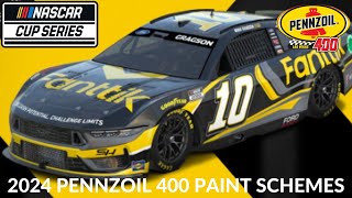 2024 Pennzoil 400 Paint Schemes [upl. by Uhile]