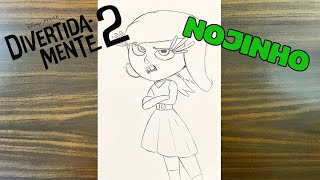 COMO DESENHAR A NOJINHO DIVERTIDA MENTE 2 [upl. by Maclaine]