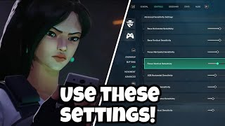 The GREATEST SETTINGS For Console Valorant [upl. by Garceau]