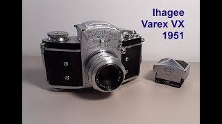 Ihagee Exakta Varex VX Tessar 50mm 28 [upl. by Yonah127]