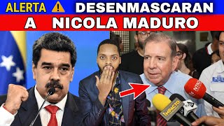 URGENTE 😭 DESENMASCARAN A NICOLAS MADURO 😱 VEAN ESTE VIDEO ANTES DE QUE EL GOBIERNO LO BORRE [upl. by Nnylhtak]