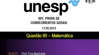 Vunesp 20152  Questão 90 [upl. by Aicitel510]