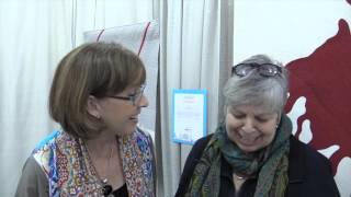 The Quilt Show Jacquie Gering QuiltCon West 2016 [upl. by Rise297]