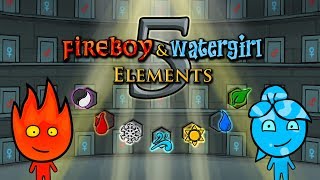 Fireboy and Watergirl 5 Elements Walkthrough All Levels [upl. by Llerrat90]