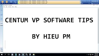 DCS Yokogawa Centum VP Backup and Restore License [upl. by Sidoeht]