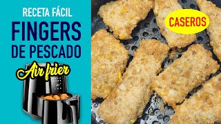 🔥🐟FINGERS de PESCADO en AIRFRYER  Recetas con FREIDORA DE AIRE SIN ACEITE [upl. by Koal]