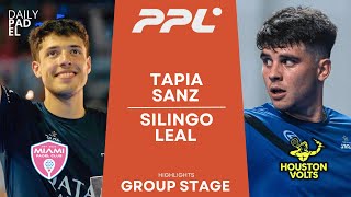 VERY STRONG COUPLE  TapiaSanz VS SilingoLeal  Padel Pro League  New York  Highlights [upl. by Auqinihs]