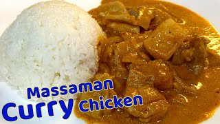 How To Make Thai Massaman Chicken Curry At Home  Its Easy [upl. by Amieva]