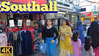 London SOUTHALL Walking Tour 🇬🇧  The INDIA of West London 4K [upl. by Titus]