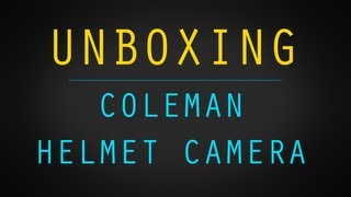 Unboxing Coleman CSXSWP Xtreme Sports Waterproof 1080p Helmet Camera [upl. by Ecilahc]