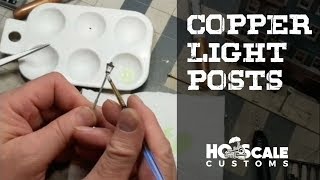 How To Paint Unique Copper Lamp Posts with a Metallic Sharpie [upl. by Felske]