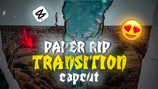 PAPER RIP amp Torn Paper Transistion In Capcut  CapCut Tutorial  Video Editing [upl. by Grosberg893]