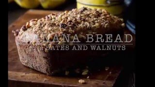 banana bread dates walnuts short [upl. by Ahsieket]