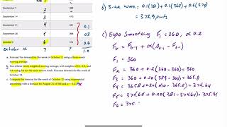 Operations Management Time Series Forecasting I [upl. by Wei]