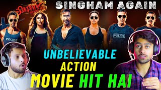 Singham Again  Official Trailer  A Rohit Shetty Cop Universe  Reaction by The Reacting Bros  TRB [upl. by Vil655]