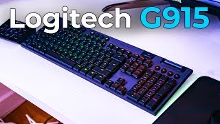 Unboxing Logitechs G915 Wireless RGB Mechanical Gaming Keyboard [upl. by Sabah430]