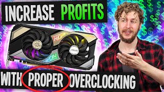 How to Overclock your GPU for Mining NVIDIA GUIDE Max profit hashrate amp efficiency on any coin [upl. by Moreland127]