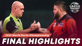 DARTING DESTINY  The Final Highlights  202223 Cazoo World Darts Championship [upl. by Ansilme394]