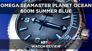 Omega Seamaster Planet Ocean 600M 395MM quotSummer Bluequot [upl. by Ailemor591]