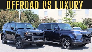 2024 Lexus GX550 VS 2024 Toyota Land Cruiser [upl. by Cocks]