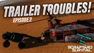 Building a Trailer in Scrapyard Survival… This Went Horribly Wrong [upl. by Mercier]