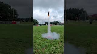 Estes Alpha III Model Rocket Launch Slow Motion [upl. by Armmat]