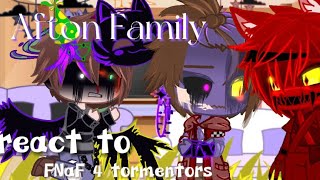 Afton familyNo Michael react to FNaF 4 tormentors┃No FNaF 4 tormentors┃🇺🇸English subtitles🇨🇳中文字幕 [upl. by Eronel]