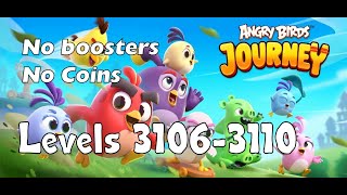 Angry Birds Journey Levels 31063110 New amp improved strategy [upl. by Sheeb77]