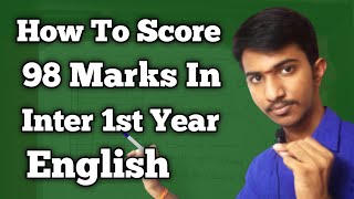 How To Score 98 Marks In Inter First Year English  How to get good marks in inter 1st year English [upl. by Emerson]