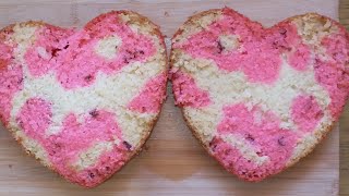 Valentines Day Cake  Easy Eggless Cake  Rose Cake ValentinesDay ValentinesCakesRecipe [upl. by Geffner280]