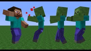 MineAttack Level 4 Minecraft Fight Animation [upl. by Yvan]