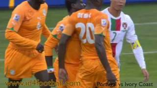 Portugal vs Ivory Coast [upl. by Rancell]