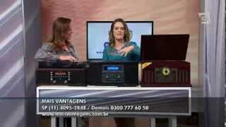 Vitrolas Teac LPR550 GF550 E CLASSIC CTX no programa REVISTA DA CIDADE 12032014 [upl. by Beichner]