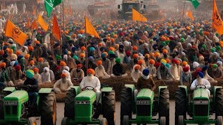 KISAN VS DELHI FARMERS PROTEST 2024  HAPPY GILL  JAGJIT RANA  NEW PUNJABI SONGS 2024 [upl. by Egbert]