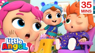 Hair and Make up Salon Play Pretend  Family Songs  Little Angel Kids Songs amp Nursery Rhymes [upl. by Dranreb]