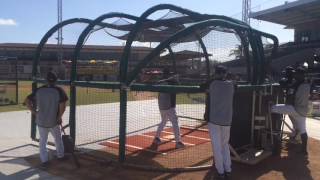 Miguel Cabrera takes batting practice before Tigers springtraining game March 26 2017 [upl. by Riki]