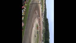 Empire Super Sprints July 4 2015 Fulton Speedway [upl. by Eam]