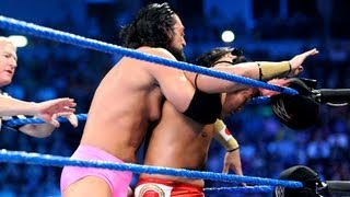 Yoshi Tatsu vs Damien Sandow SmackDown May 18 2012 [upl. by Daffi]