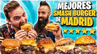 PIDIENDO TODAS LAS SMASH BURGERS POR DELIVERY DE MADRID CON Merakio Y después nos las comemos [upl. by Nolahp746]