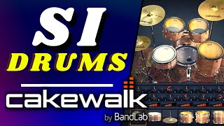 Recording a Virtual Drum Kit in Cakewalk is EASY with the SI Drum Kit [upl. by Martelli829]