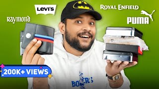 Best Men Leather WALLETS 🔥 Wallet Haul 2022  Levis Puma Royal Enfield  ONE CHANCE [upl. by Clarita]