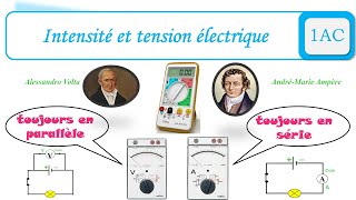 Intensité et tension électrique [upl. by Coray]