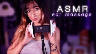 ASMR  Ear Massage Skin Sounds amp Cupped Whispers ❤️ 3Dio [upl. by Orsino]