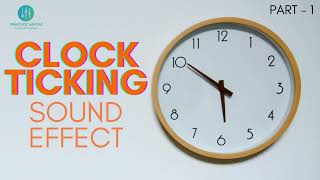 Clock Ticking Sound Effect  60 Sec Timer [upl. by Anileda]