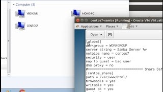 Samba Tutorial Centos 7  samba share with password [upl. by Ares]