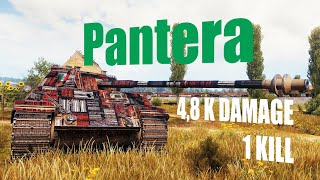 P44 Pantera 1 Kill 48 K Damage World of Tanks [upl. by Eralc]