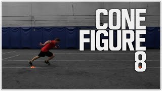 Cone Figure 8  Acceleration  Cone Drills for Speed and Agility Training [upl. by Tloh23]