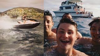 DER COOLSTE TAG YouTube Yacht Party  Jetski Action  Dner in Kalifornien 4 [upl. by Keyte]