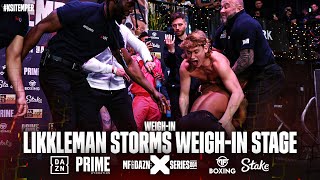 Likkleman STORMS stage as BDave faces off with his mystery opponent  Misfits Boxing [upl. by Alemrac]